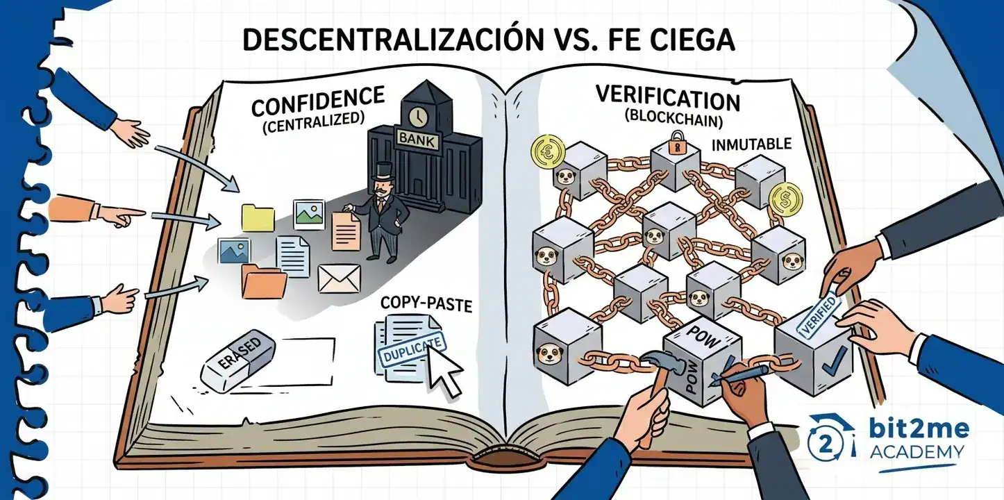 descentralização versus fé cega