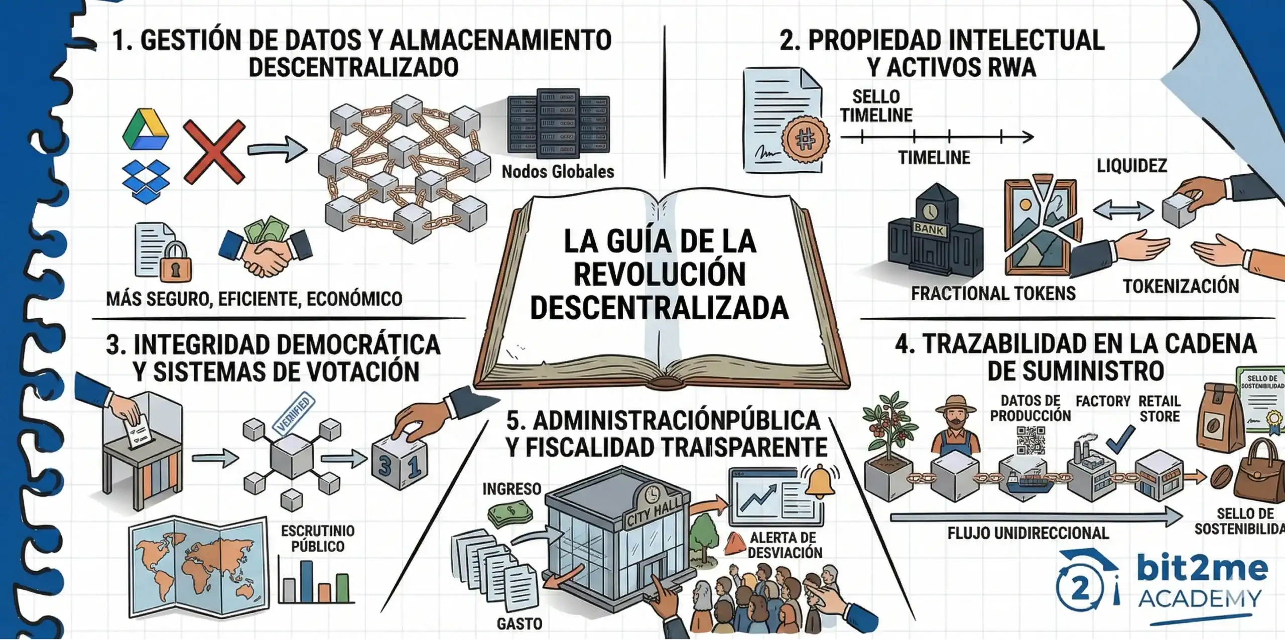 A revolução do blockchain utiliza