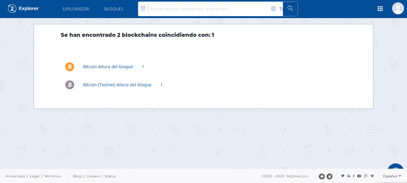 procurando informações bit2me-explorer Procurando informações no Bit2Me Explorer