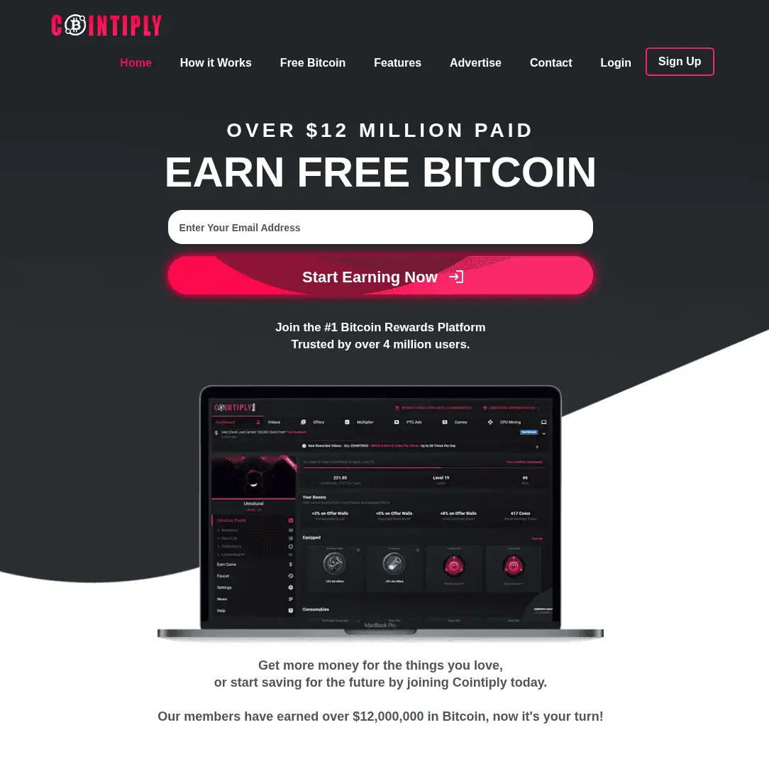 Cointiply una de las faucets de Bitcoin más conocidas - Bit2Me Academy