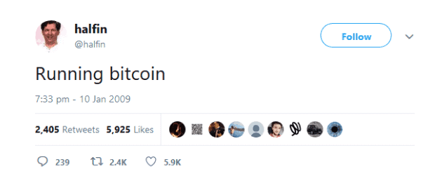 Finney escribe en Twitter que ya usa Bitcoin