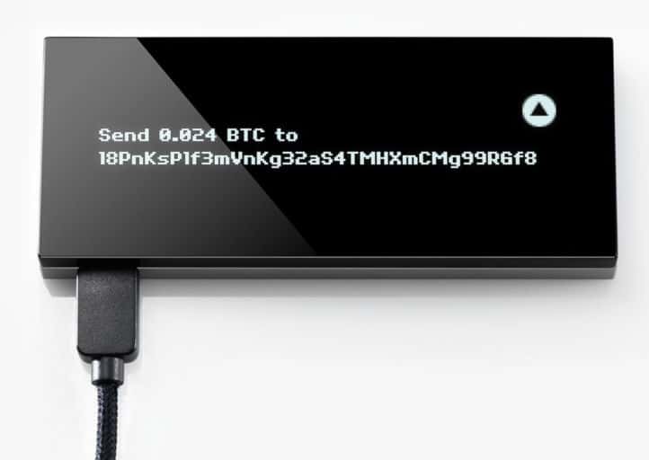 keepkey-hardware-wallet-mostrando-una-transacción