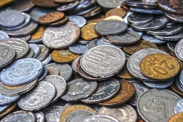 Monedas, otra forma bastante antigua de dinero
