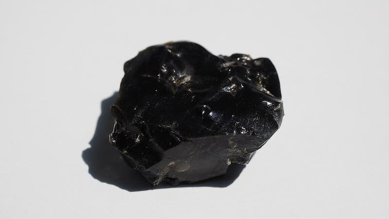 Obsidiana de Anatolia, muy usada como valor de intercambio en trueques antiguos