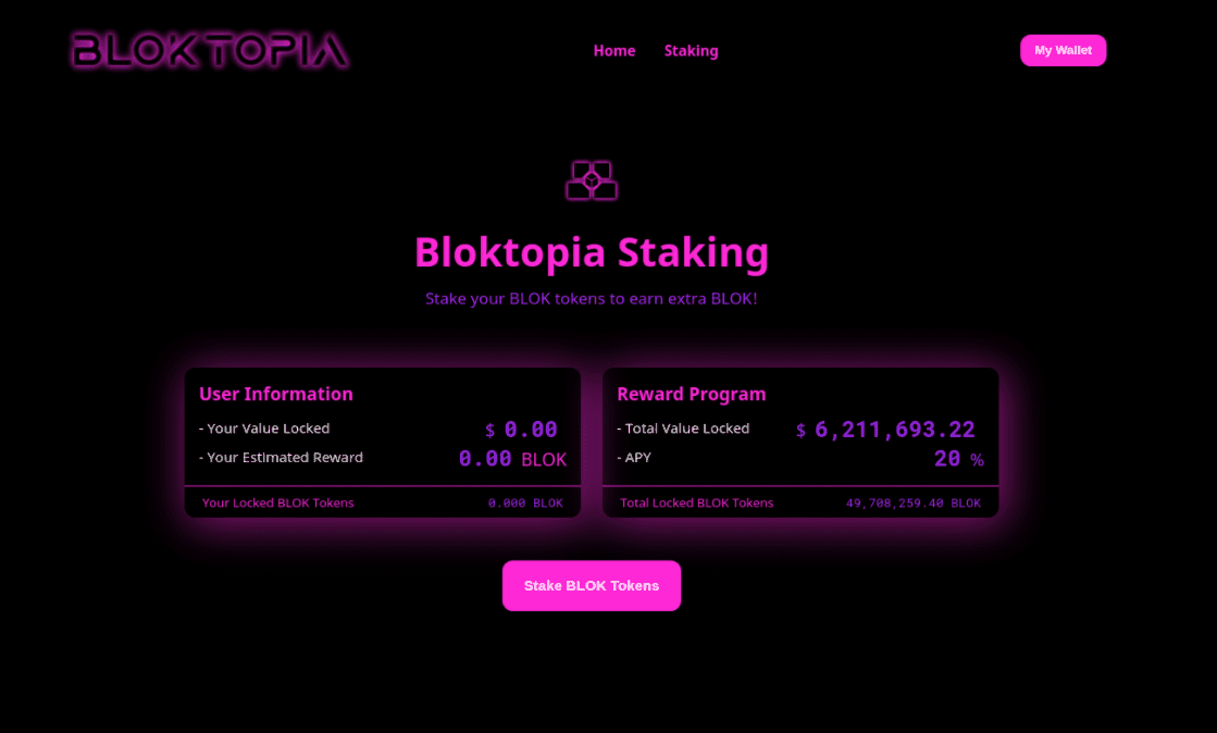 Bloktopia y su sistema DeFi