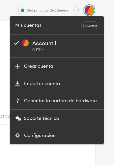 Usando B2M con Ledger o Trezor a través de MetaMask