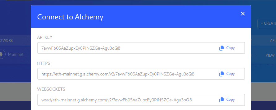 API Key de la nueva aplicación - Bit2Me Academy