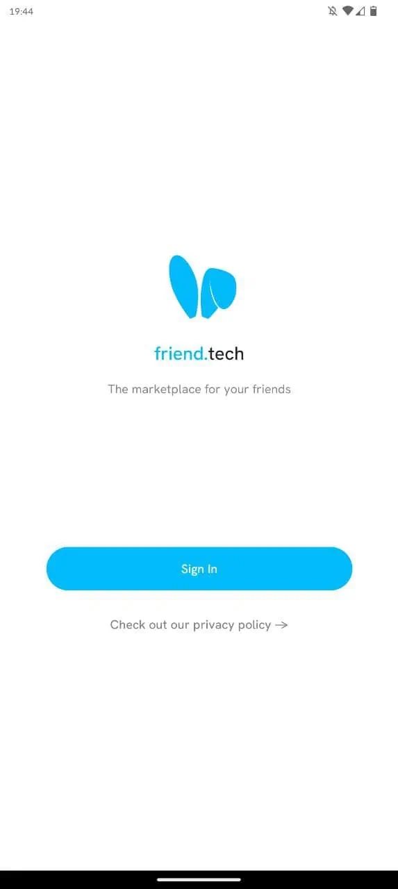 Proceso de login de Friend.Tech - Bit2Me Academy