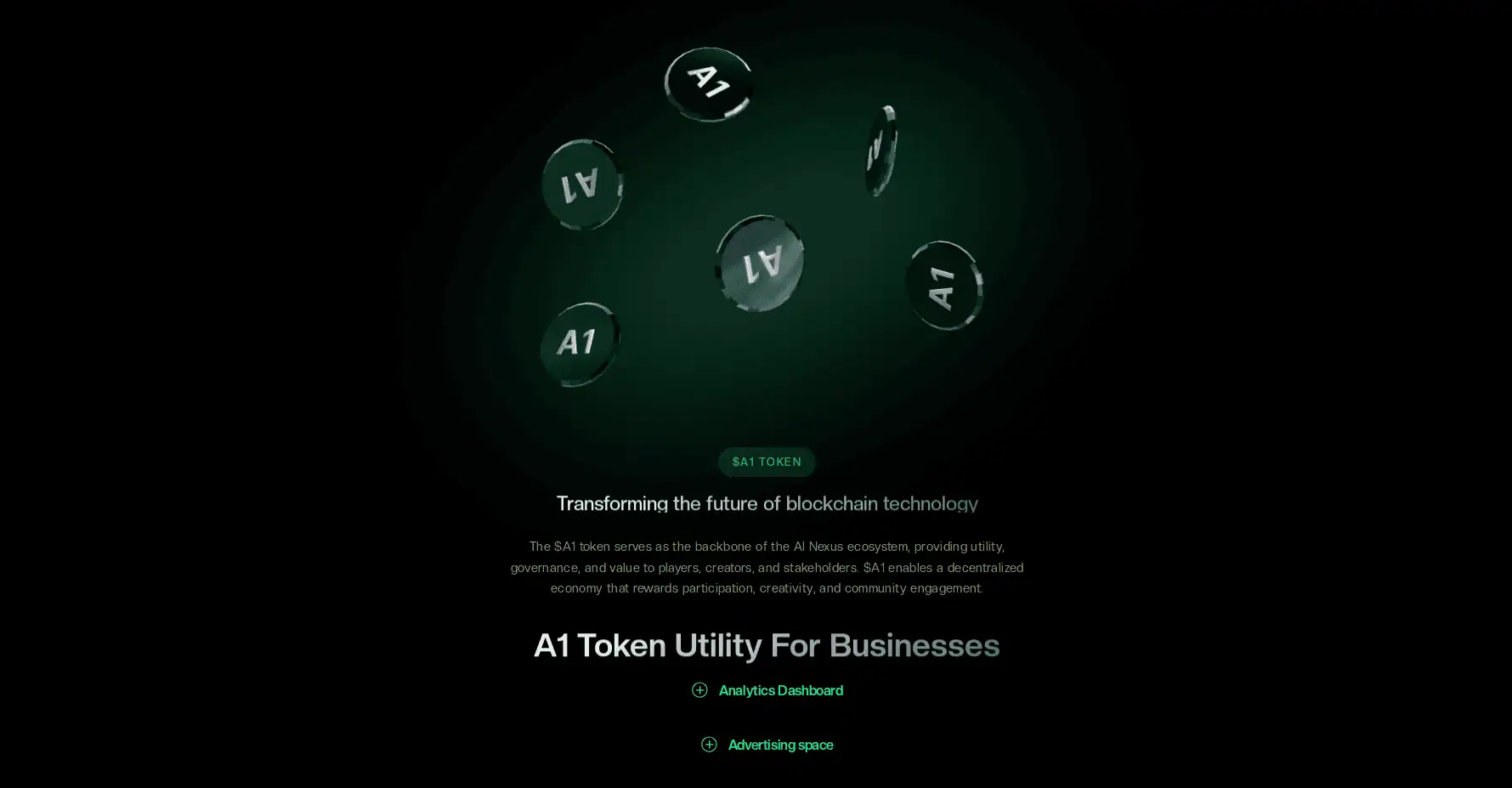 El token $A1 es el epicientro de la propuesta tokenómica de AI Nexus - Bit2Me Academy