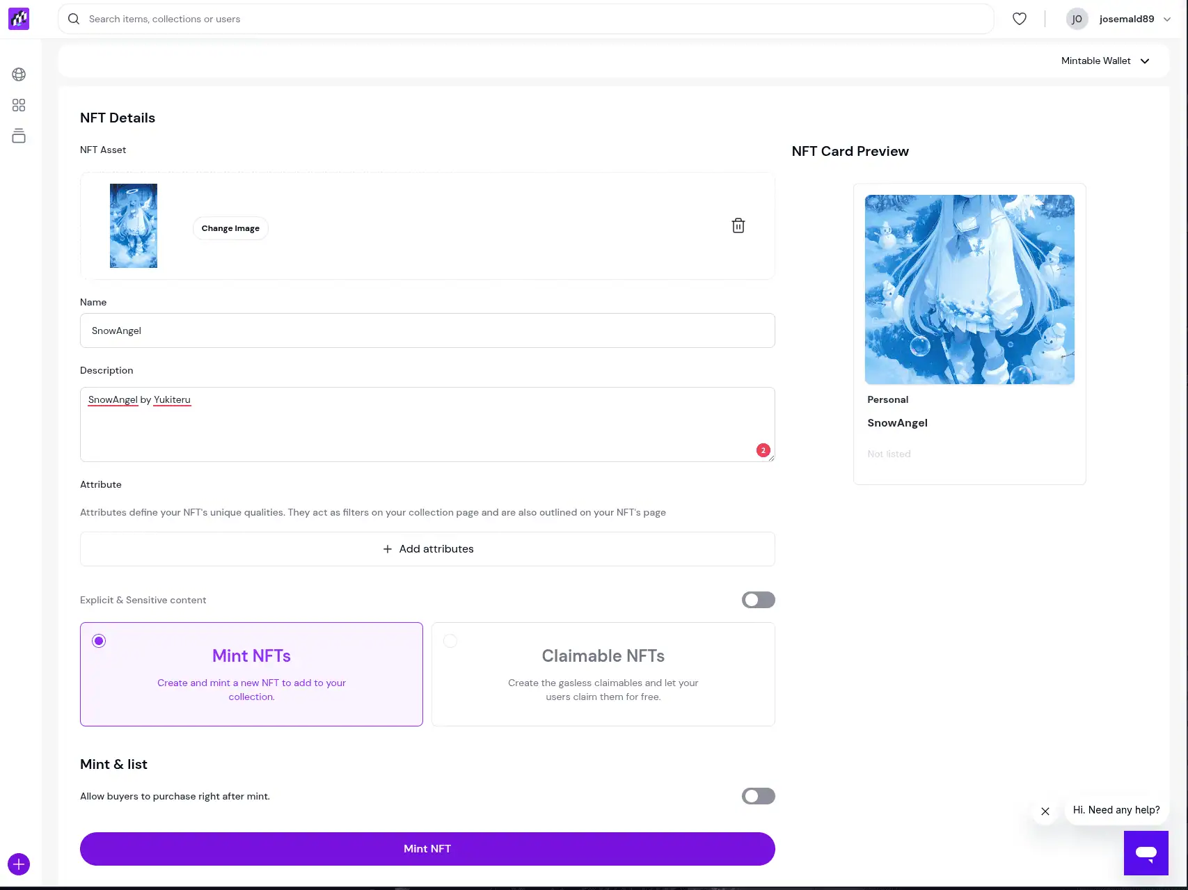 creating-nft-mintable-bit2me-001 Creando nuestra primera colección - BIt2Me Academy