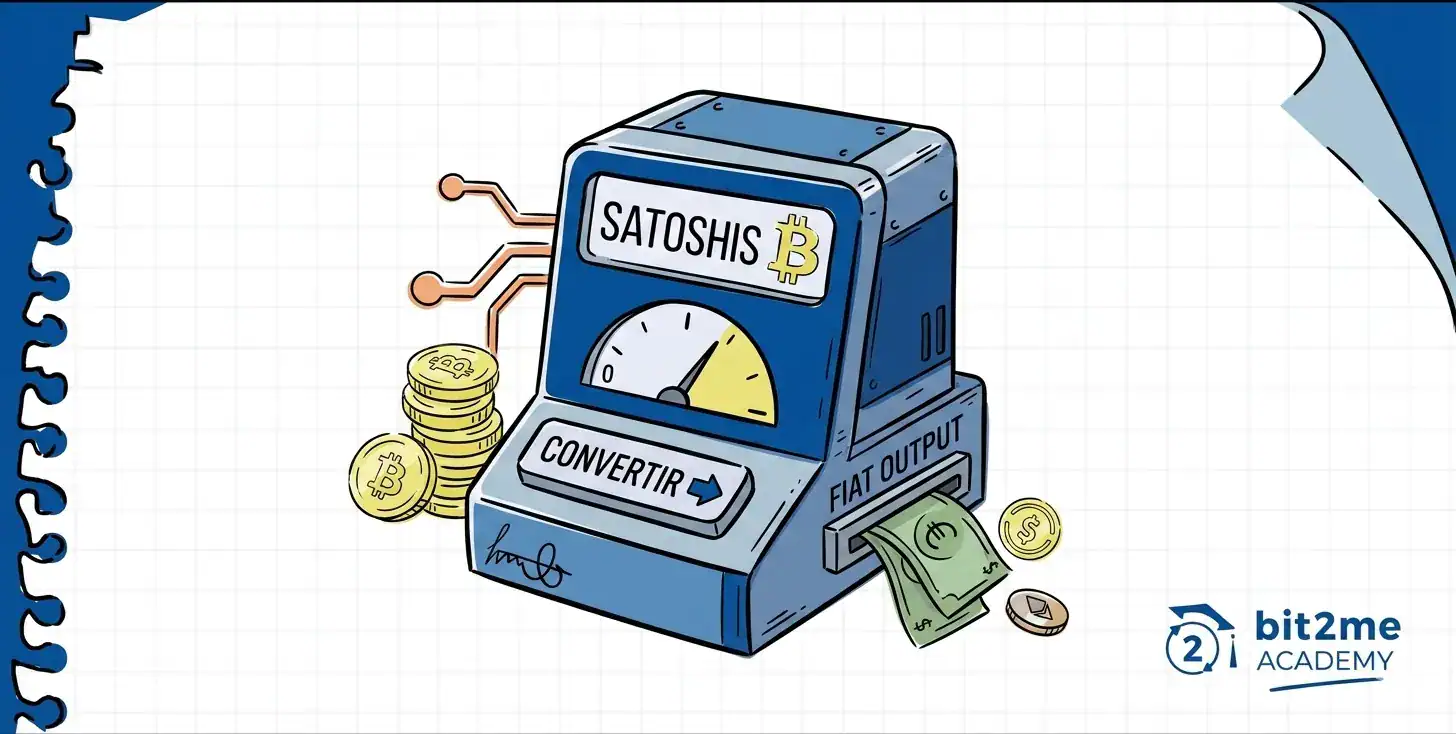 Convierte de forma fácil satoshi a euros o dólares