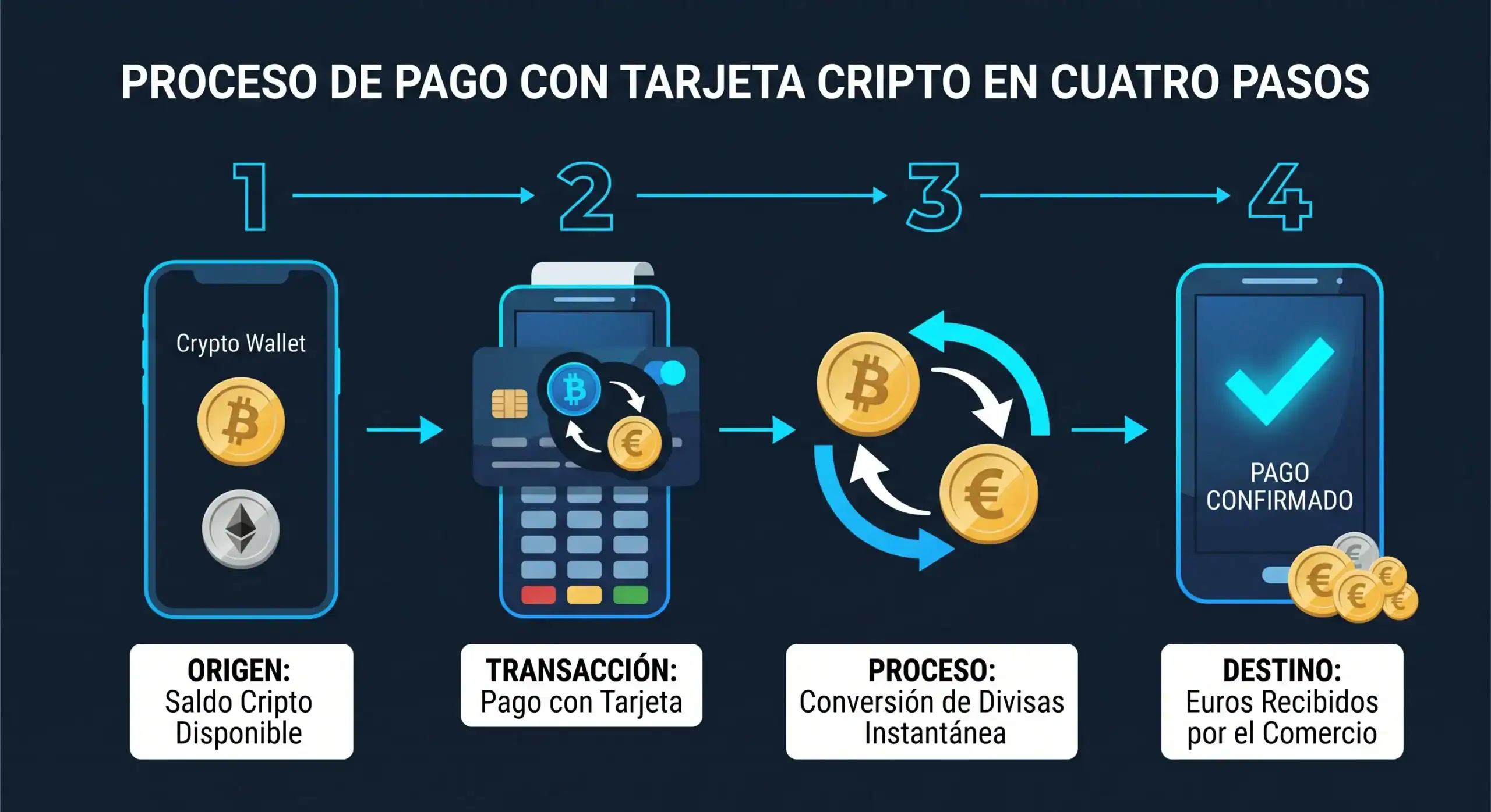 separacion-card-proceso-bit2me-academy Cuatro pasos numerados para pagar con tarjeta cripto en un comercio físico u online - Bit2Me Academy